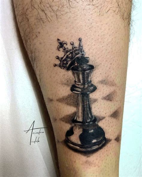 chess piece tattoo